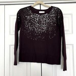 White Label Burgundy Sparkle Sweater